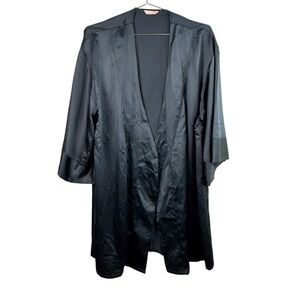 ThirdLove Black Satin Robe